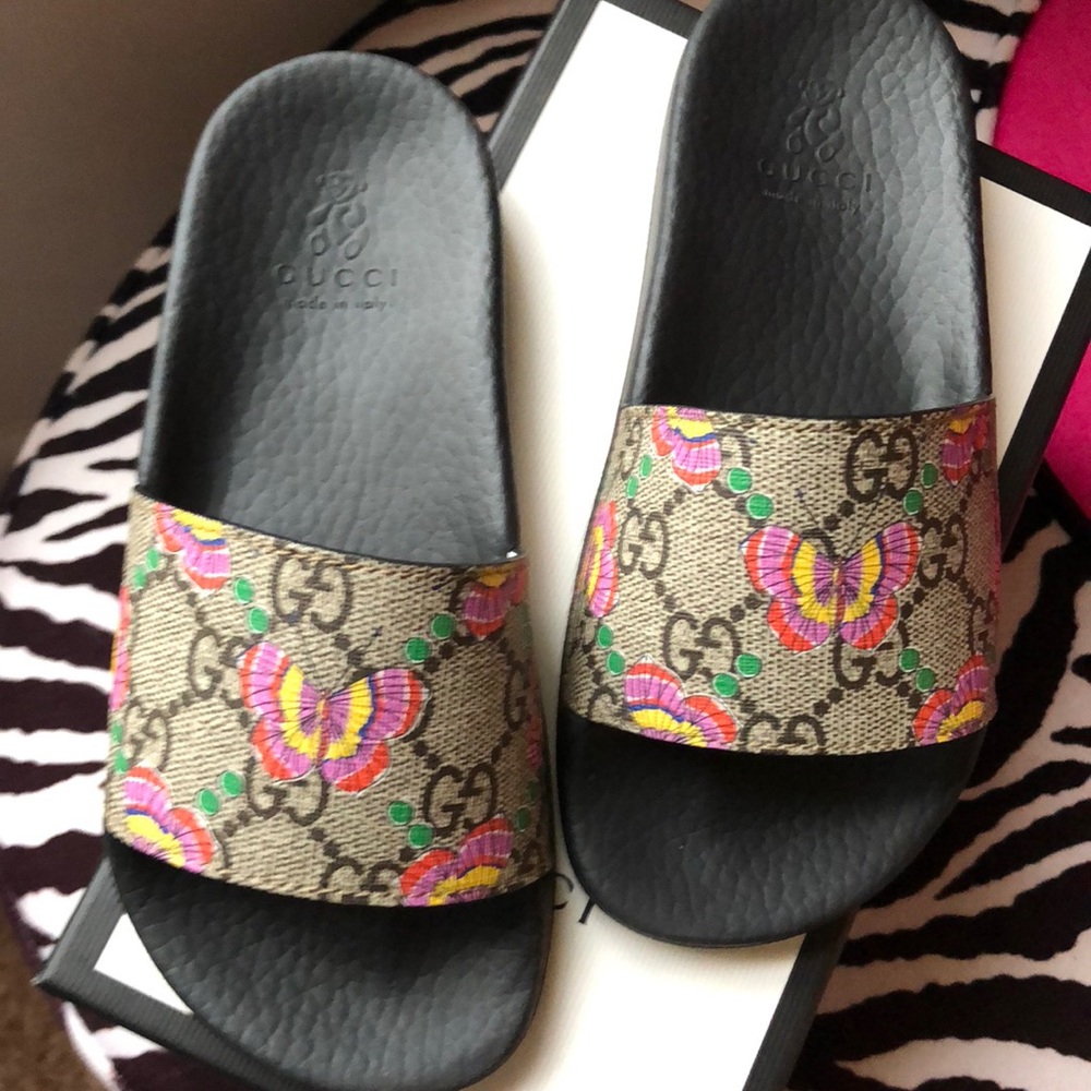 Toddler Gucci slides